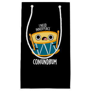 Petit Sac Cadeau Conundrum Fundy Drummer Drum Pun Dark BG