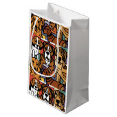 Petit Sac Cadeau Cool Funny Secourir Chiens Générique Abstrait (Dos Angle)