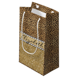 Petit Sac Cadeau COPIE de PHOTO de fausse pierre de parties