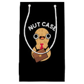 Petit Sac Cadeau Coque Nut Funny Arachide Puns Dark BG (Devant)