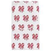 Petit Sac Cadeau Coquette Bow Motif Saint-Valentin (Dos)