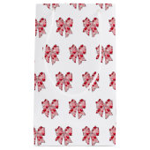 Petit Sac Cadeau Coquette Bow Motif Saint-Valentin (Devant)