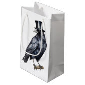 Petit Sac Cadeau Corbeau (Dos Angle)