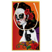 Petit Sac Cadeau Coucher de soleil velu sucre (Dos)