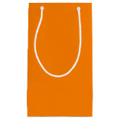 Petit Sac Cadeau Couleur simple orange (Devant)