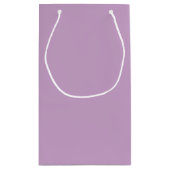 Petit Sac Cadeau Couleur solide Lilac personnalisée (Dos)