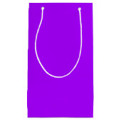 Petit Sac Cadeau Couleur solide psychédélique violet électrique (Devant)