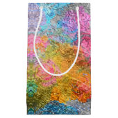 Petit Sac Cadeau Couleurs Abstraites (Devant)