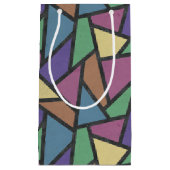 Petit Sac Cadeau Couleurs arc-en-ciel en mosaïque motif (Devant)