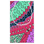 Petit Sac Cadeau Couleurs motifs (Dos)