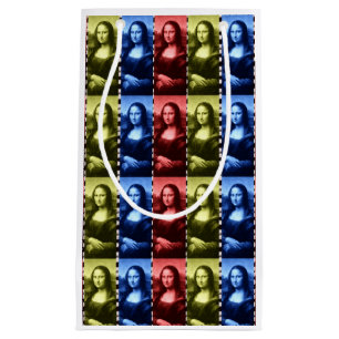 Petit Sac Cadeau Couleurs primaires Mona Lisa Poster de animal