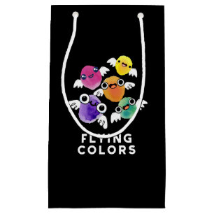 Petit Sac Cadeau Couleurs volantes Funny Colorful Ailes jeu de mots