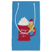 Petit Sac Cadeau Coupe de Joyeux Noël (Devant)