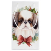 Petit Sac Cadeau Coupe festive japonaise de germe de Noël (Dos)