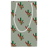 Petit Sac Cadeau Coureur de tortue de Noël (Dos)