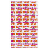 Petit Sac Cadeau Courez et embrassez le rose orange de la vie (Dos)