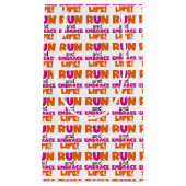 Petit Sac Cadeau Courez et embrassez le rose orange de la vie (Devant)