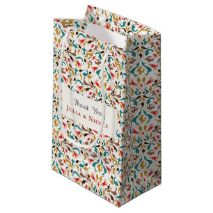 Petit Sac Cadeau Couronne florale élégante romantique moderne de ma