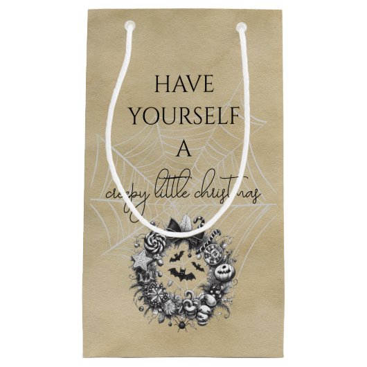 Petit Sac Cadeau Couronne Macabre (Devant)