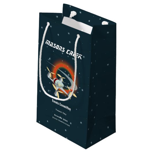 Petit Sac Cadeau Course de drones (Dos Angle)