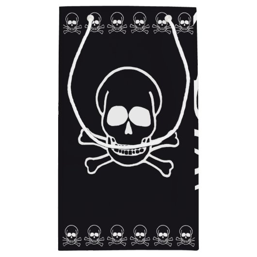 Petit Sac Cadeau Crâne (Dos)