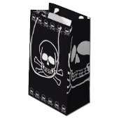 Petit Sac Cadeau Crâne (Dos Angle)