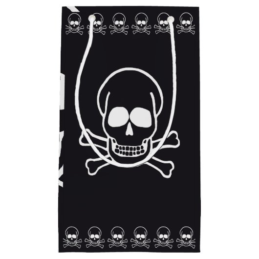 Petit Sac Cadeau Crâne (Devant)