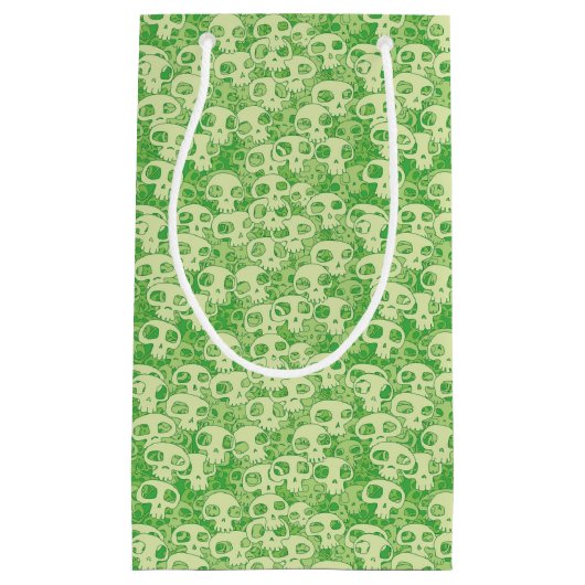 Petit Sac Cadeau Crâne Cool (Devant)