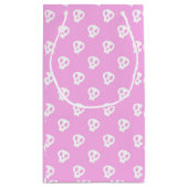 Petit Sac Cadeau Crâne rose (Dos)