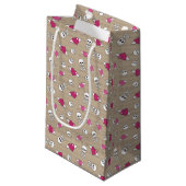 Petit Sac Cadeau Crânes (Devant Angle)