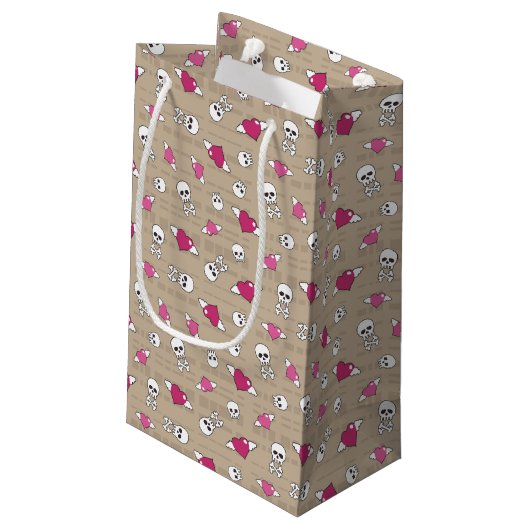 Petit Sac Cadeau Crânes (Dos Angle)