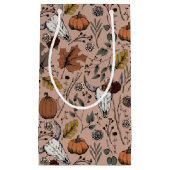 Petit Sac Cadeau Crânes de vache et de moisson de l'Ouest (Devant)