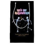 Petit Sac Cadeau Crânes néon Halloween squelettes dansants Hallowei (Devant)