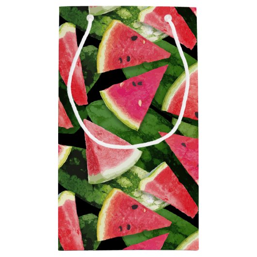 Petit Sac Cadeau Création de Motif de pastèque 5 (Dos)