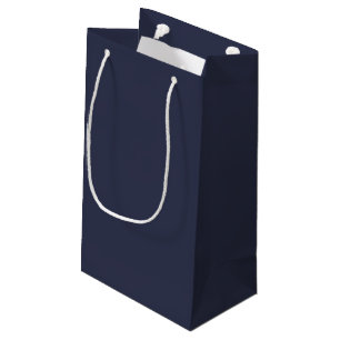Petit Sac Cadeau Créez votre propre personnalisable bleu gris foncé