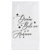 Petit Sac Cadeau Croire atteindre le rêve (Devant)