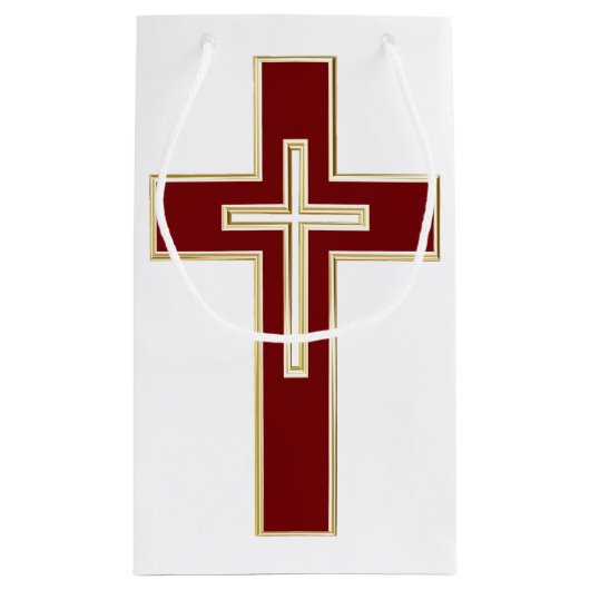Petit Sac Cadeau Croix chrétienne (Dos)