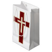 Petit Sac Cadeau Croix chrétienne (Devant Angle)