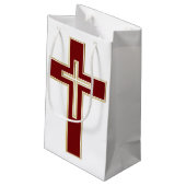 Petit Sac Cadeau Croix chrétienne (Dos Angle)