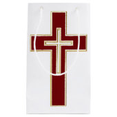 Petit Sac Cadeau Croix chrétienne (Devant)