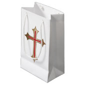 Petit Sac Cadeau Croix chrétienne (Devant Angle)