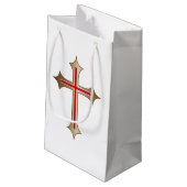 Petit Sac Cadeau Croix chrétienne (Dos Angle)