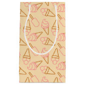 Petit Sac Cadeau Cuisine estivale avec contours de glace (Devant)