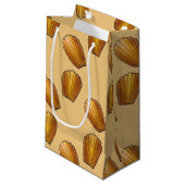 Petit Sac Cadeau Cuisinier de Pâtisserie Française Madeleine Gâteau (Devant Angle)
