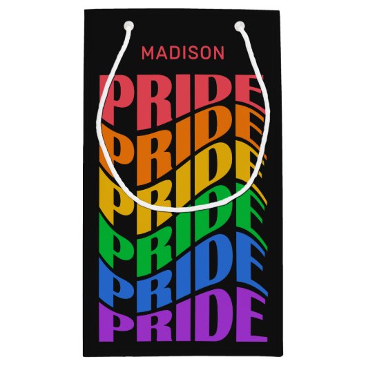 Petit Sac Cadeau Custom Name Pride (Dos)