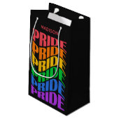 Petit Sac Cadeau Custom Name Pride (Dos Angle)