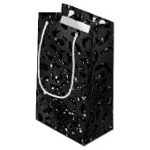 Petit Sac Cadeau Cute Black Cheetah Leopard Motif d'impression (Dos Angle)