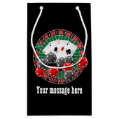 Petit Sac Cadeau Cute Casino Gambling Party (Dos)