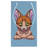 Petit Sac Cadeau Cute chat (Dos)
