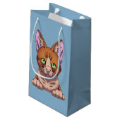 Petit Sac Cadeau Cute chat (Dos Angle)
